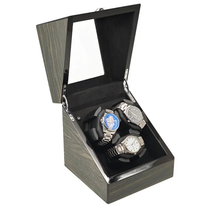 Multiple Epitopes Watch Winders Luxury Men Watches Winding Device Silent Rotating Mechanical Wrist Watch Winder Storage Boxes